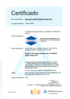 certificat Module H, pour la conception, la fabrication, l'installation, le montage et le contrôle final des ascenseurs
